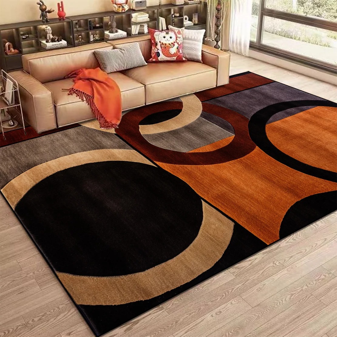 Nordic Abstract Carpet for Liv - Home Bar Lounge ulasan dan harga