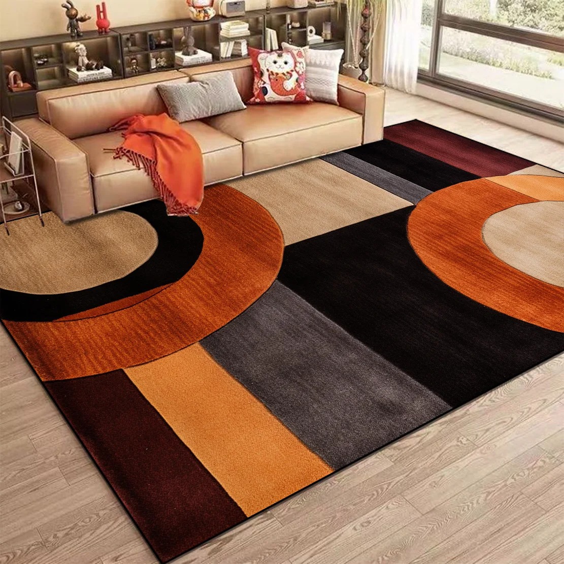 Nordic Abstract Carpet for Liv - Home Bar Lounge ulasan dan harga