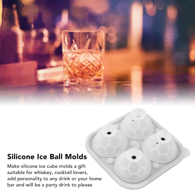 2Pcs Silicone Ice Cube Molds F - Ice Mold Sphere ulasan dan harga