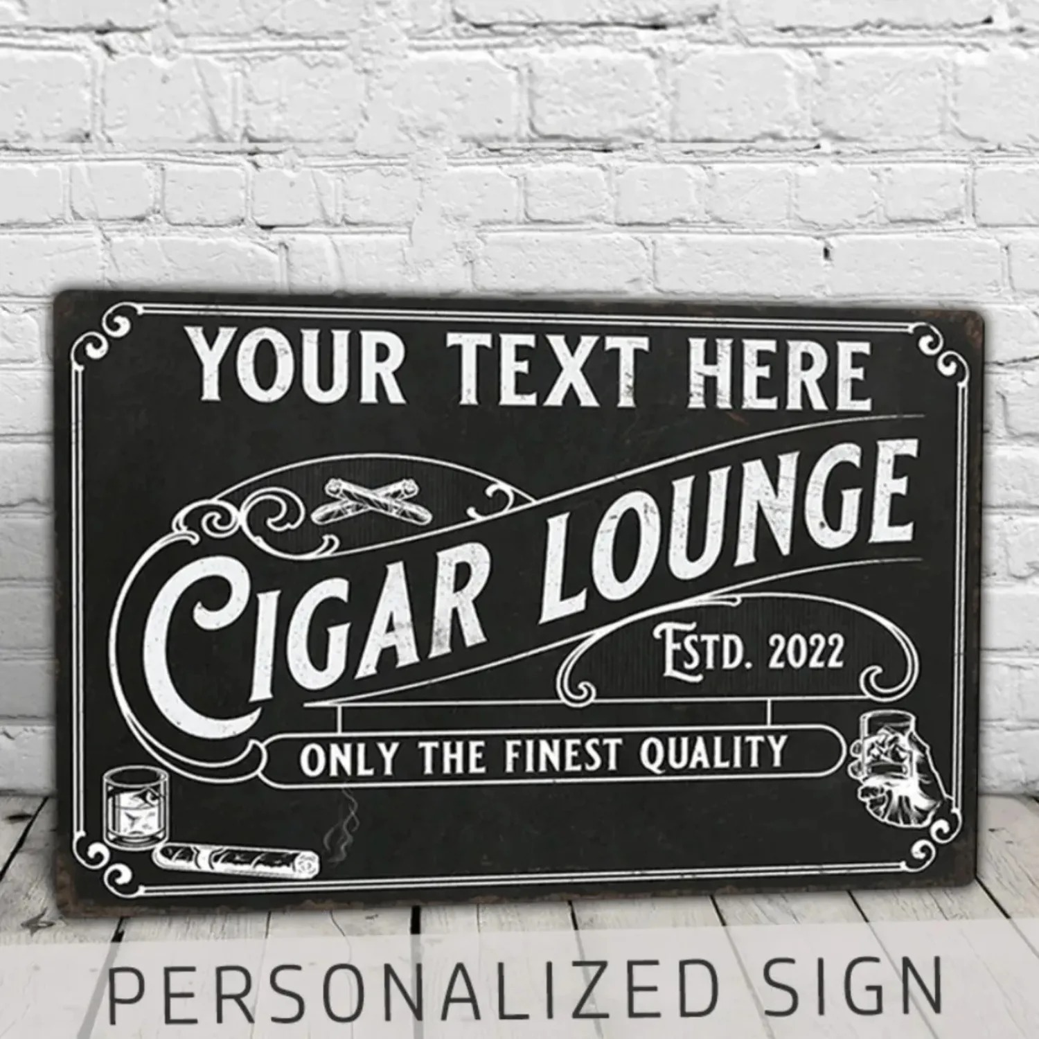 CIFbuy Customizable Cigar Alum - Home Bar Lounge ulasan dan harga